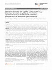 Research paper thumbnail of The Influence of the Presence of Borax and NaCl on Water Absorption Pattern during Sturgeon Caviar (Acipenser transmontanus) Storage