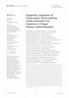 Epigenetic regulation of transcription factor binding motifs promotes Th1 response in Chagas disease cardiomyopathy Cover Page