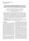 Numerical modeling of solitary waves by 1-D Madsen and Sorensen extended Boussinesq equations Cover Page