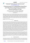 Characterization Of Carbohydrates-based Root and Tuber Flour Using Fourier Transform Infrared Radiation (FTIR) Cover Page