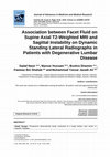 Association between Facet Fluid on Supine Axial T2-Weighted MRI and Sagittal Instability on Dynamic Standing Lateral Radiographs in Patients with Degenerative Lumbar Disease Cover Page