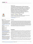 Testing the effectiveness of the Internet-based instrument PsyToolkit: A comparison between web-based (PsyToolkit) and lab-based (E-Prime 3.0) measurements of response choice and response time in a complex psycholinguistic task Cover Page