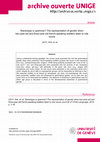 Stereotype or grammar? The representation of gender when two-year-old and three-year-old French-speaking toddlers listen to role nouns Cover Page