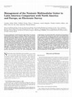 Management of the Nontoxic Multinodular Goiter in Latin America: Comparison with North America and Europe, an Electronic Survey Cover Page