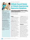 Attitude toward humor in patients experiencing depressive symptoms Cover Page