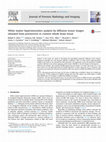 White matter hyperintensities analysis by diffusion tensor images obtained from postmortem in cranium whole brain tissue Cover Page