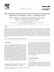 Biocompatibility testing of novel starch-based materials with potential application in orthopaedic surgery: a preliminary study Cover Page