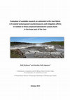 Evaluation of available research on salmonids in the river Þjórsá in S-Iceland and proposed countermeasures and mitigation efforts in relation to three proposed hydroelectric power plants in the lower part of the river Cover Page