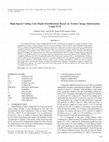 High Speed Coding Unit Depth Identification Based on Texture Image Information Using SVM Cover Page