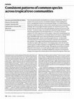 Consistent patterns of common species across tropical tree communities Cover Page