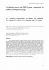 Oxidative stress and NRF2 gene expression in blood of indigenous pigs Cover Page