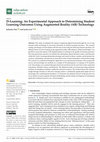 D-Learning: An Experimental Approach to Determining Student Learning Outcomes Using Augmented Reality (AR) Technology Cover Page