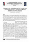 Research paper thumbnail of A Qualitative Study Regarding the Leadership Traits and Styles of the Millennial Generation in the Manufacturing Industry