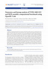 Neutronics and burnup analysis of VVER-1000 LEU and MOX assembly computational benchmark using OpenMC Code Cover Page