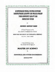 An integrated model for the economic manufacturing quantity and process target under imperfect quality and inspection system Cover Page