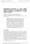 Physiological Response of Three Melon Varieties Applied to Trichokompos Planting Media and Various Concentrations of Liquid Organic Fertilizer Cover Page