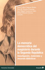 Coser la memoria del horror: la memoria democrática como herramienta educativa del siglo XXI. Cover Page