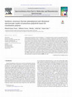 Research paper thumbnail of Synthesis, structural, thermal, photophysical and vibrational spectroscopic studies of potassium-polynitrile based 3D coordination polymer