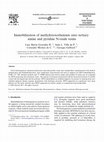 Immobilization of methyltrioxorhenium onto tertiary amine and pyridine N-oxide resins Cover Page