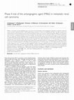 Phase II trial of the antiangiogenic agent IM862 in metastatic renal cell carcinoma Cover Page