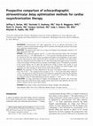 Prospective comparison of echocardiographic atrioventricular delay optimization methods for cardiac resynchronization therapy Cover Page