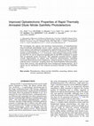 Improved Optoelectronic Properties of Rapid Thermally Annealed Dilute Nitride GaInNAs Photodetectors Cover Page