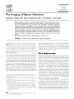 The Imaging of Spinal Infections Cover Page