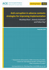 Anti-corruption in adverse contexts: strategies for improving implementation Cover Page