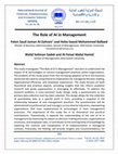 Research paper thumbnail of The Role of AI in Management