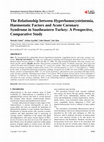 The Relationship between Hyperhomocysteinemia, Haemostatic Factors and Acute Coronary Syndrome in Southeastern Turkey: A Prospective, Comparative Study Cover Page