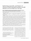 Epidemiology, Seasonality, and Predictors of Outcome of AIDS-Associated Penicillium marneffei Infection in Ho Chi Minh City, Viet Nam Cover Page