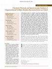 Research paper thumbnail of Chemical, Thermal, and Spectroscopic Analysis of Organomineral Fertilizer Residue Recovered from an Oxisol