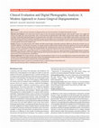 Clinical Evaluation and Digital Photographic Analysis: A Modern Approach to Assess Gingival Depigmentation Cover Page