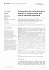 Research paper thumbnail of Comparative electrocardiographic analysis of midventricular and typical takotsubo syndrome