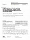 Longitudinal Study of Amnesic Patients at High Risk for Alzheimer’s Disease: Clinical, Neuropsychological and Magnetic Resonance Spectroscopy Features Cover Page