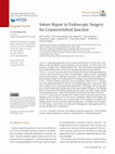 Suture Repair in Endoscopic Surgery for Craniovertebral Junction Cover Page