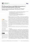 Post-Hurricane Distress Scale (PHDS): Determination of General and Disorder-Specific Cutoff Scores Cover Page