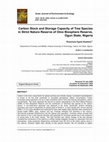 Carbon Stock and Storage Capacity of Tree Species in Strict Nature Reserve of Omo Biosphere Reserve, Ogun State, Nigeria Cover Page