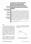 Yaşlandırma Parametrelerinin Farklı Geometrilere Sahip Alüminyum Ekstrüzyon Ezilme Kutularında Darbe Performansına Etkileri Cover Page