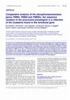 Comparative analysis of the phosphomannomutase genes PMM1, PMM2 and PMM2psi: the sequence variation in the processed pseudogene is a reflection of the mutations found in the functional gene Cover Page