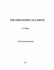 Research paper thumbnail of THE PHILOSOPHY OF LEIBNIZ: A CRITIQUE