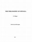 Research paper thumbnail of THE PHILOSOPHY OF SPINOZA: A CRITIQUE