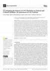 Investigating the Impacts of UVC Radiation on Natural and Cultured Biofilms: An assessment of Cell Viability Cover Page