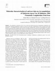 Molecular characterisation of, and new data on, two populations of Xiphinema ingens Luc Dalmasso, 1964 (Nematoda: Longidoridae) from Iran Cover Page