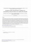 Research paper thumbnail of Evaluation of MEA 5 M performance at different CO2 concentrations of flue gas tested at a CO2 capture lab-scale plant