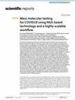 Mass molecular testing for COVID19 using NGS-based technology and a highly scalable workflow Cover Page