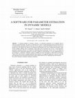 A software for parameter estimation in dynamic models Cover Page