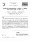 Examination of pollution trends in Santiago de Chile with cluster analysis of PM10 and Ozone data Cover Page