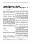 A Comparative Analysis of Artificial Intelligence-Based Methods for Fault Diagnosis of Mechanical Systems Cover Page