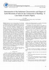 Determination of the Settlement Characteristics and Degree of Earth Movement of Soils for the Construction of Building -A Case Study of Eastern Nigeria Cover Page